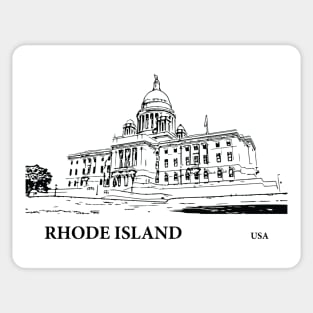 Rhode Island State USA Sticker